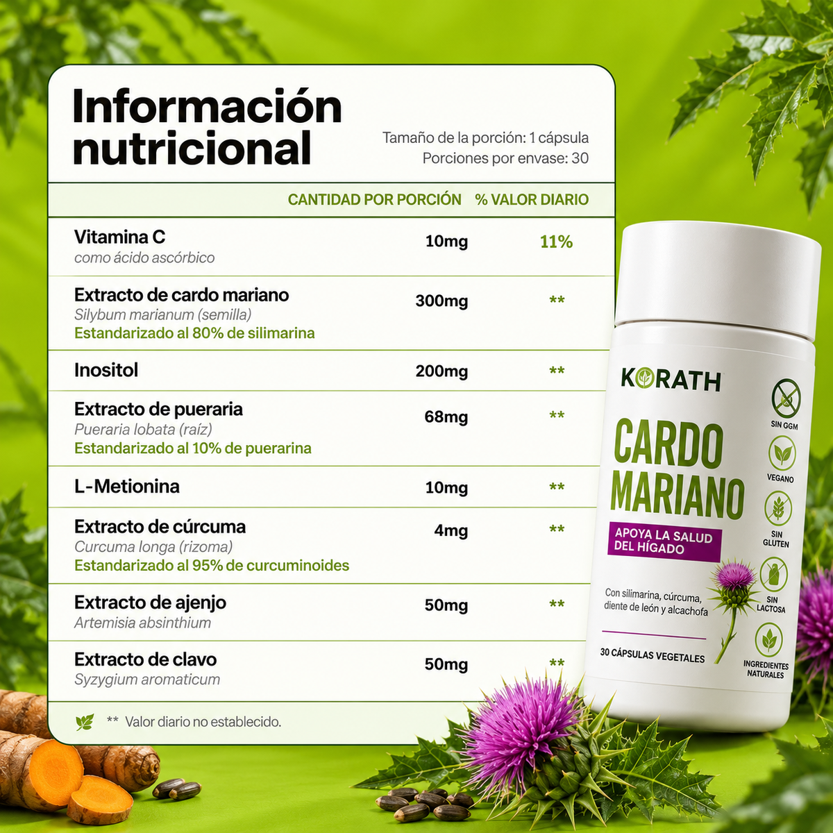 Korath - Limpieza digestiva natural a base de hierbas