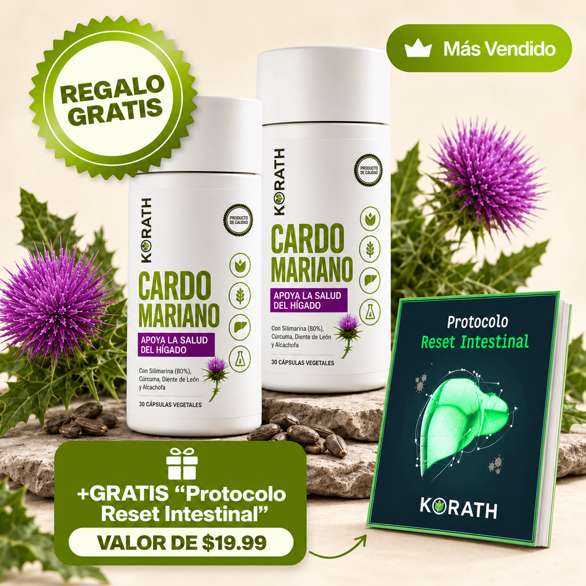 Korath - Limpieza digestiva natural a base de hierbas