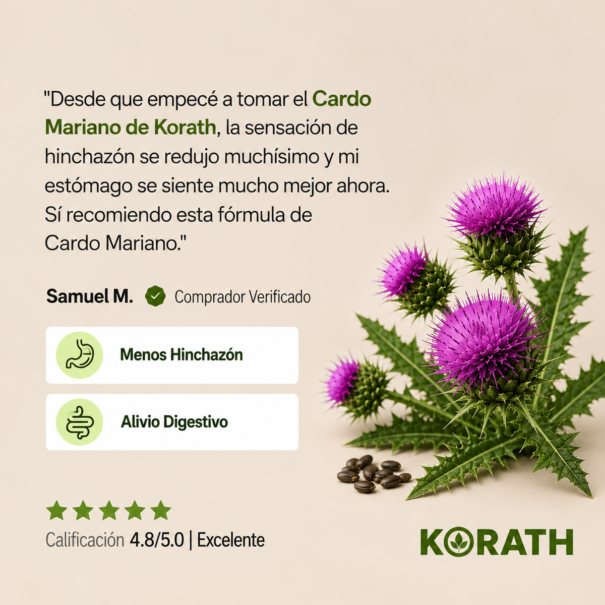 Korath - Limpieza digestiva natural a base de hierbas
